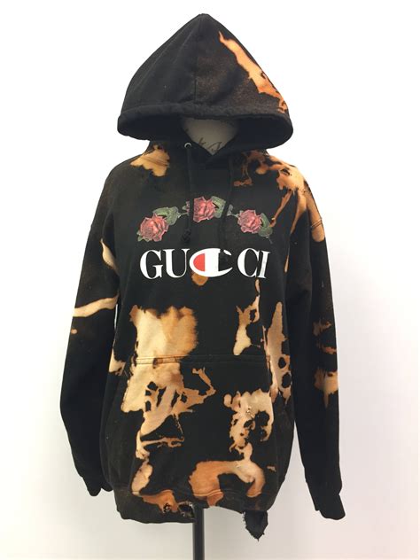 fake gucci hoodies|gucci distressed hoodie.